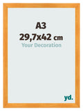 Photo Frame A3 - 29,7x42 cm - Orange - MDF - Pisa