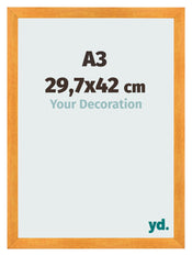 Photo Frame A3 - 29,7x42 cm - Orange - MDF - Pisa