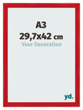 Photo Frame A3 - 29,7x42 cm - Red - MDF - Pisa