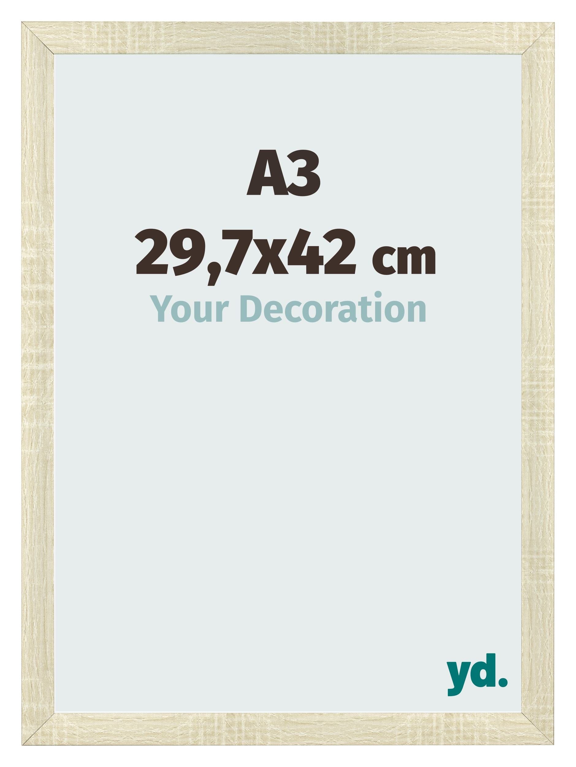 Photo Frame A3 - 29,7x42 cm - Sonoma Oak - MDF - Pisa