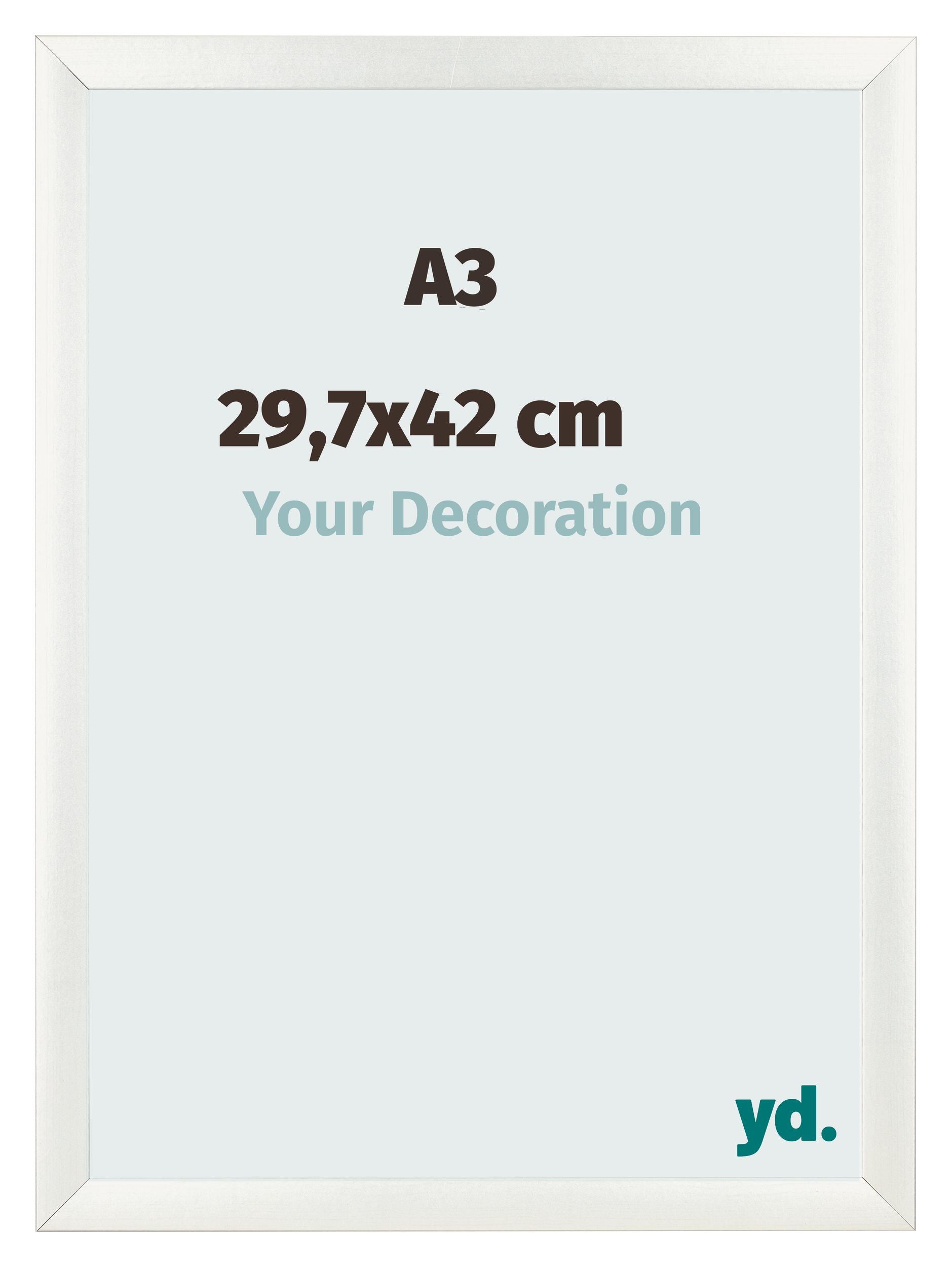 Photo Frame A3 - 29,7x42 cm - White Swept - MDF - Pisa