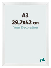 Photo Frame A3 - 29,7x42 cm - White High Gloss - MDF - Pisa