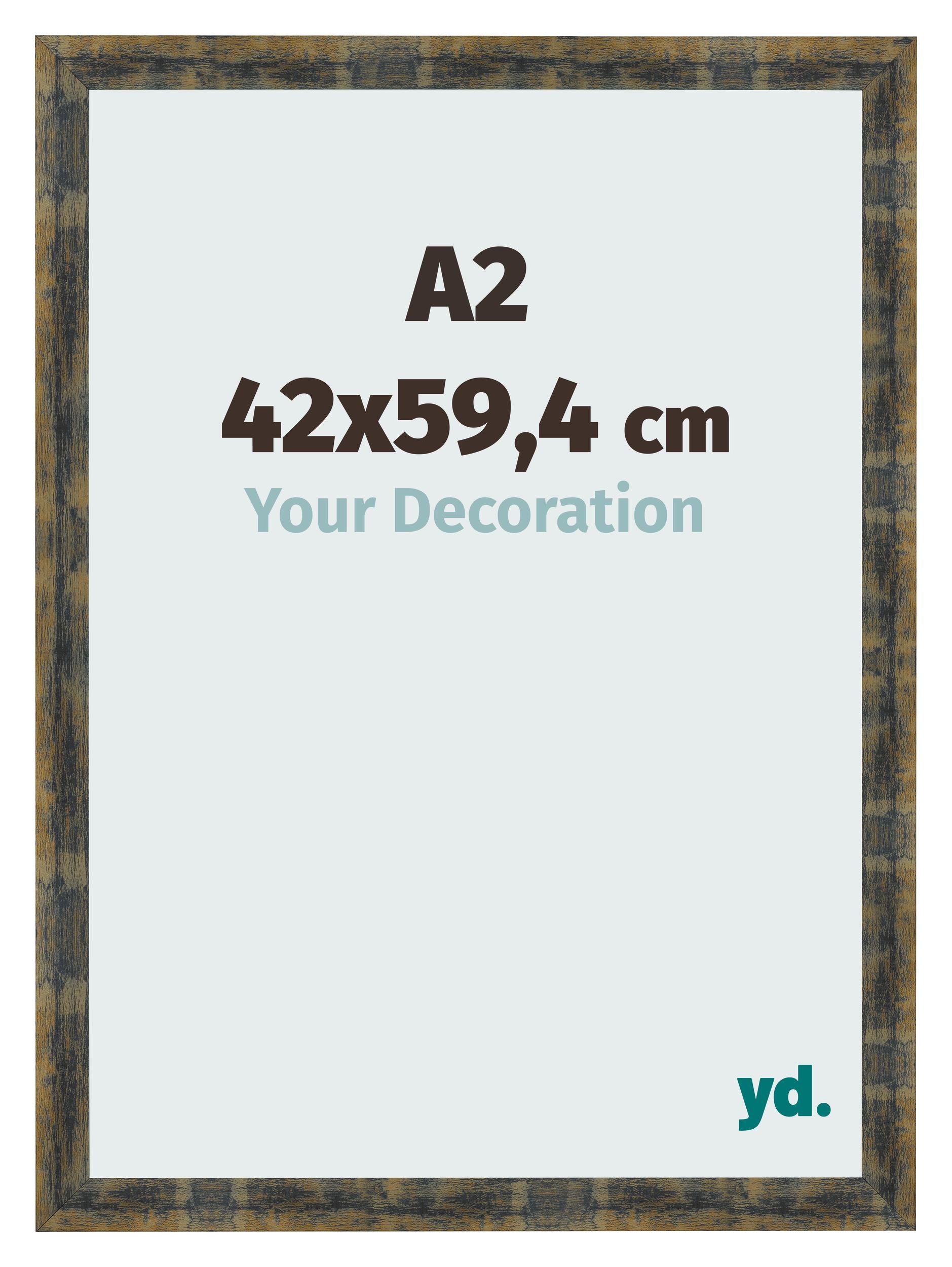 Photo Frame A2 - 42x59,4 cm - Blue Gold Melange - MDF - Pisa