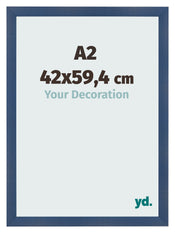 Photo Frame A2 - 42x59,4 cm - Dark Blue Swept - MDF - Pisa