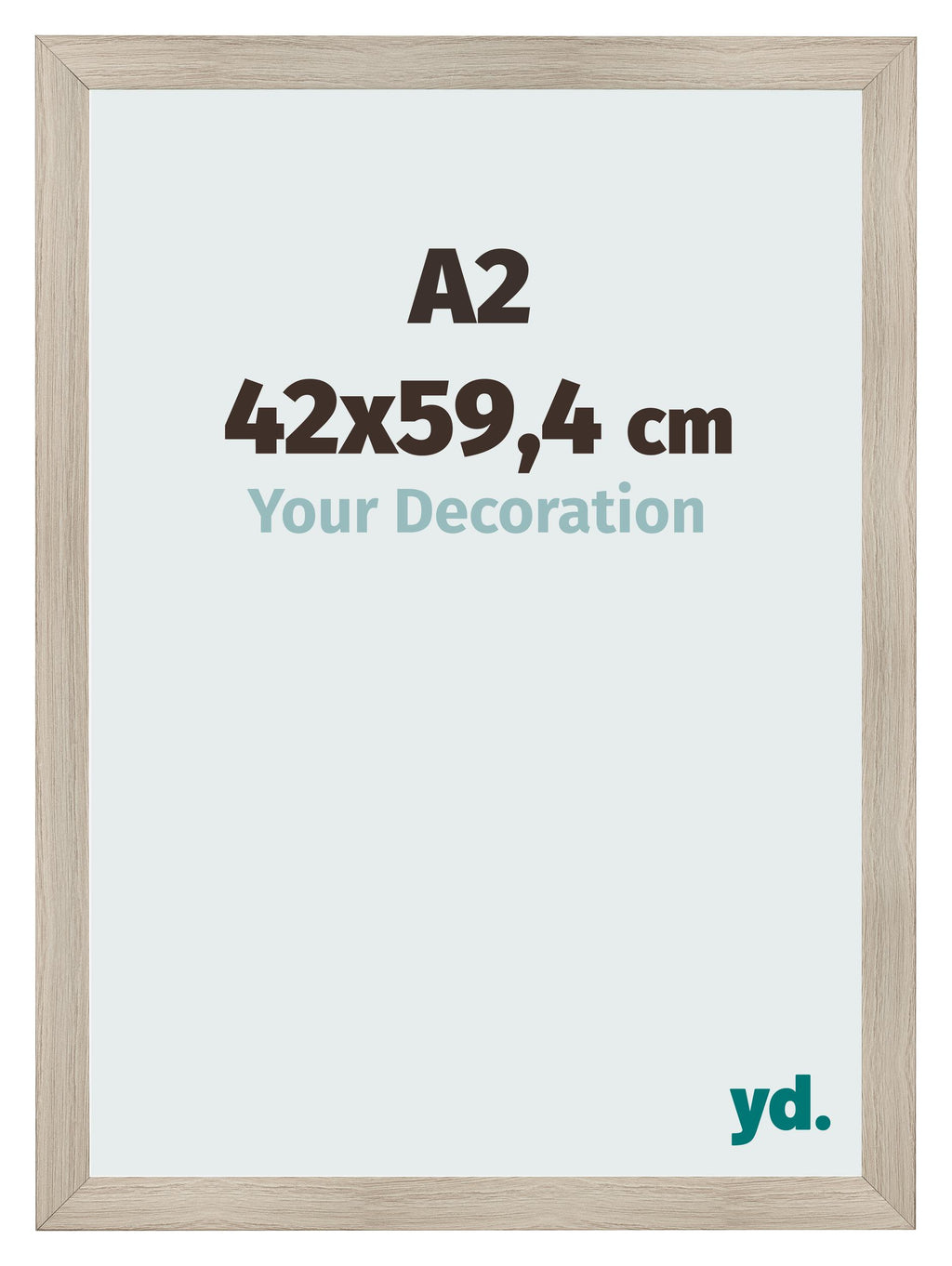 Photo Frame A2 - 42x59,4 cm - Oak Light - MDF - Pisa