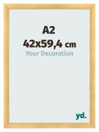 Photo Frame A2 - 42x59,4 cm - Gold Matte - MDF - Pisa