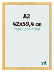 Photo Frame A2 - 42x59,4 cm - Gold Matte - MDF - Pisa