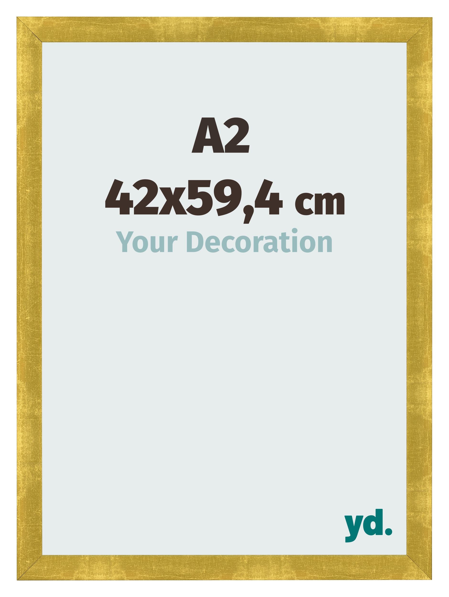 Photo Frame A2 - 42x59,4 cm - Gold Vintage - MDF - Pisa