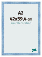 Photo Frame A2 - 42x59,4 cm - Clear Blue Swept - MDF - Pisa