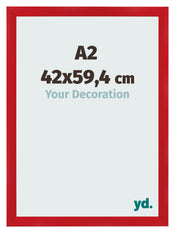 Photo Frame A2 - 42x59,4 cm - Red - MDF - Pisa