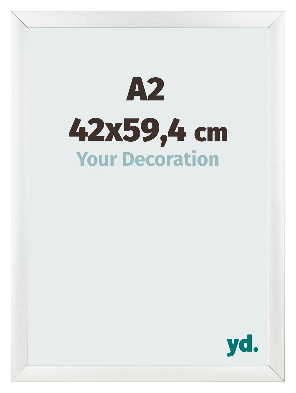 Photo Frame A2 - 42x59,4 cm - White High Gloss - MDF - Pisa