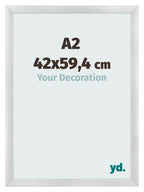 Photo Frame A2 - 42x59,4 cm - Silver Matte - MDF - Pisa