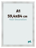 Photo Frame A1 - 59,4x84 cm - Aluminum Brushed - MDF - Pisa