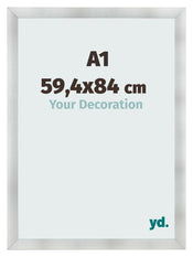 Photo Frame A1 - 59,4x84 cm - Aluminum Brushed - MDF - Pisa