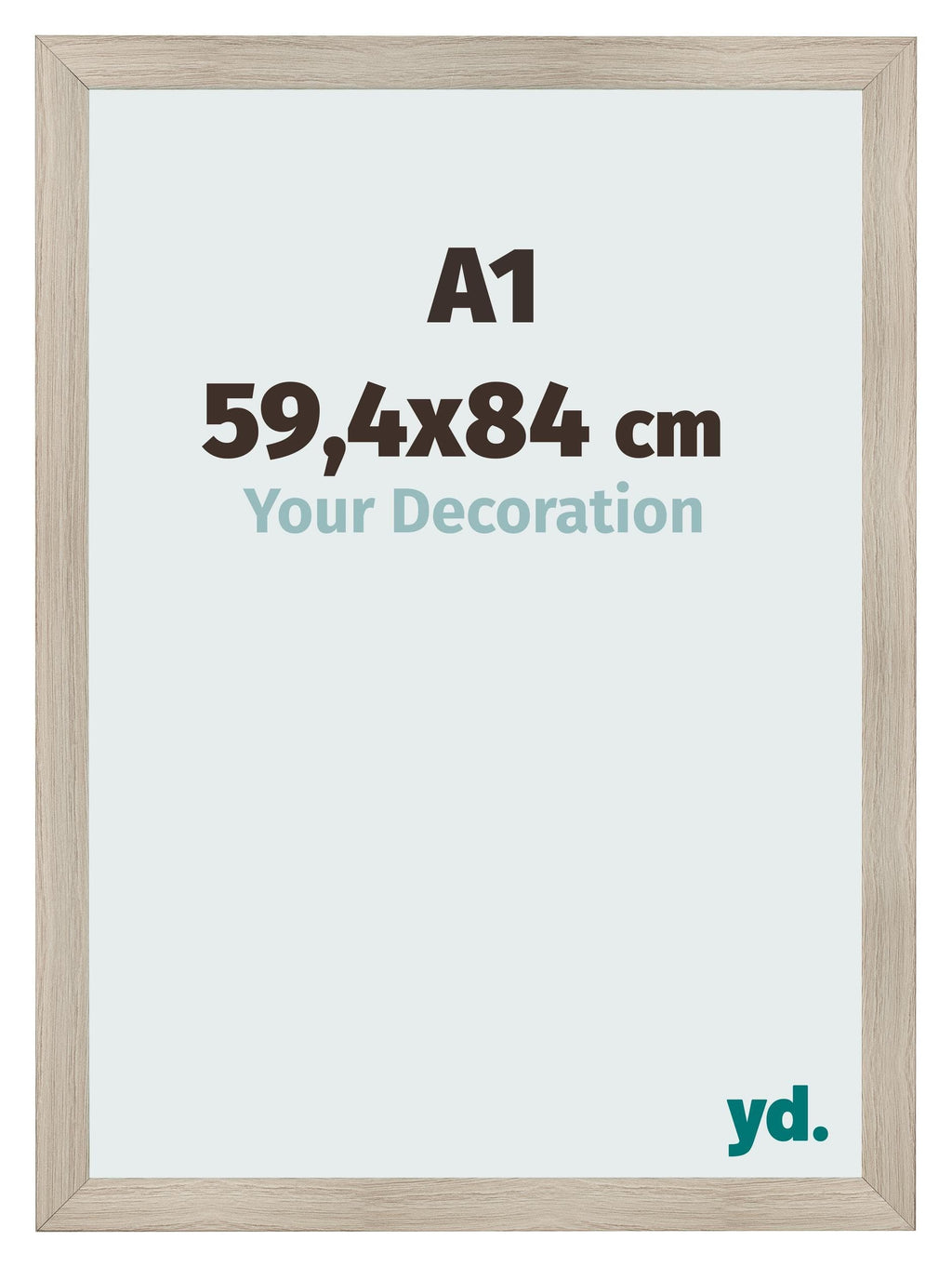 Photo Frame A1 - 59,4x84 cm - Oak Light - MDF - Pisa