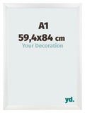 Photo Frame A1 - 59,4x84 cm - White High Gloss - MDF - Pisa