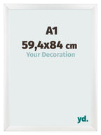 Photo Frame A1 - 59,4x84 cm - White High Gloss - MDF - Pisa