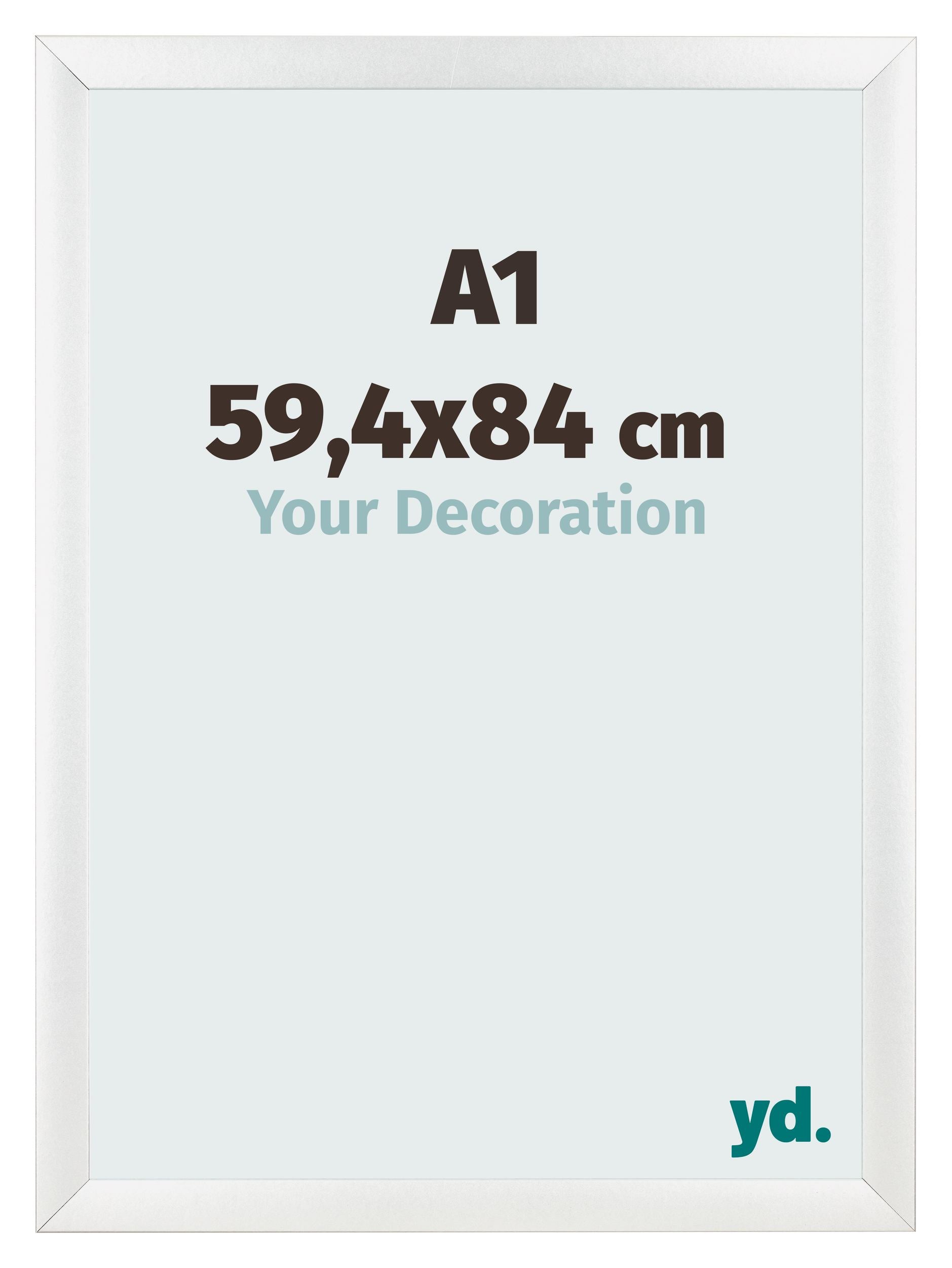 Photo Frame A1 - 59,4x84 cm - White High Gloss - MDF - Pisa
