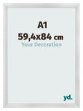 Photo Frame A1 - 59,4x84 cm - Silver Matte - MDF - Pisa