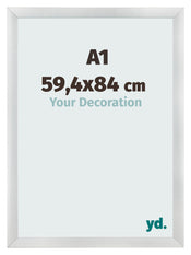 Photo Frame A1 - 59,4x84 cm - Silver Matte - MDF - Pisa