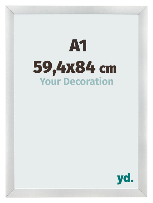 Photo Frame A1 - 59,4x84 cm - Silver Matte - MDF - Pisa