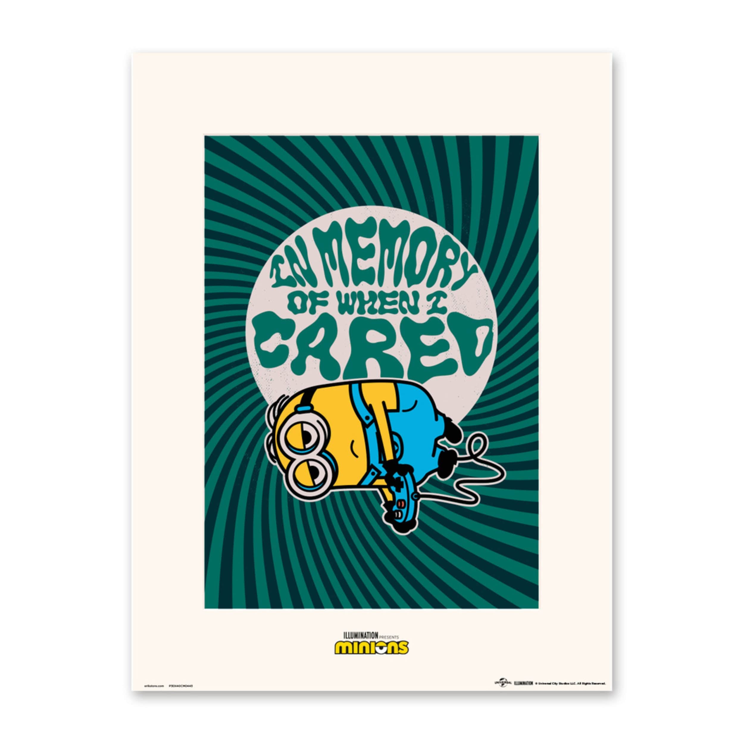 Grupo Erik P30X40cm0443 Print 30X40 cm Minions In Memory Of When I Cared | Yourdecoration.com