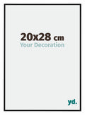 Kent Aluminium Photo Frame 20x28cm Black Matt Front Size | Yourdecoration.com