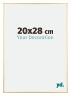 Kent Aluminium Photo Frame 20x28cm Gold Front Size | Yourdecoration.com