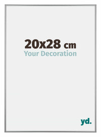 Kent Aluminium Photo Frame 20x28cm Platinum Front Size | Yourdecoration.com
