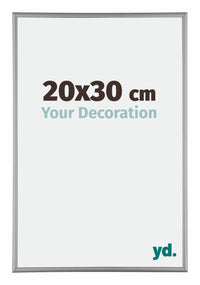 Kent Aluminium Photo Frame 20x30cm Platinum Front Size | Yourdecoration.com