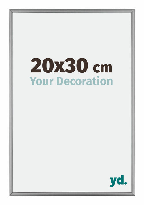 Kent Aluminium Photo Frame 20x30cm Platinum Front Size | Yourdecoration.com