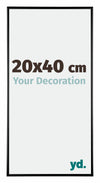 Kent Aluminium Photo Frame 20x40cm Black High Gloss Front Size | Yourdecoration.com