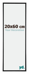 Kent Aluminium Photo Frame 20x60cm Black High Gloss Front Size | Yourdecoration.com