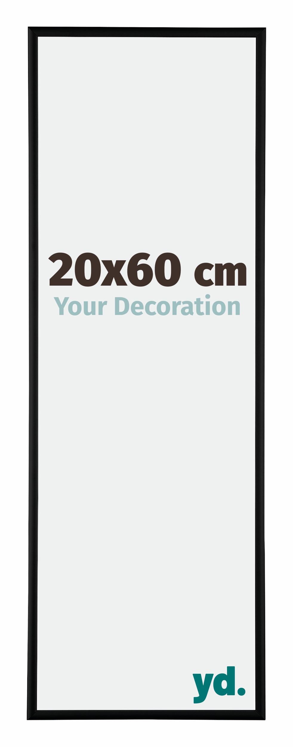 Kent Aluminium Photo Frame 20x60cm Black Matt Front Size | Yourdecoration.com