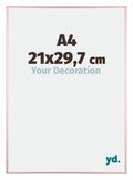 Kent Aluminium Photo Frame 21x29 7cm A4 Copper Front Size | Yourdecoration.com