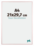 Kent Aluminium Photo Frame 21x29 7cm A4 Copper Front Size | Yourdecoration.com