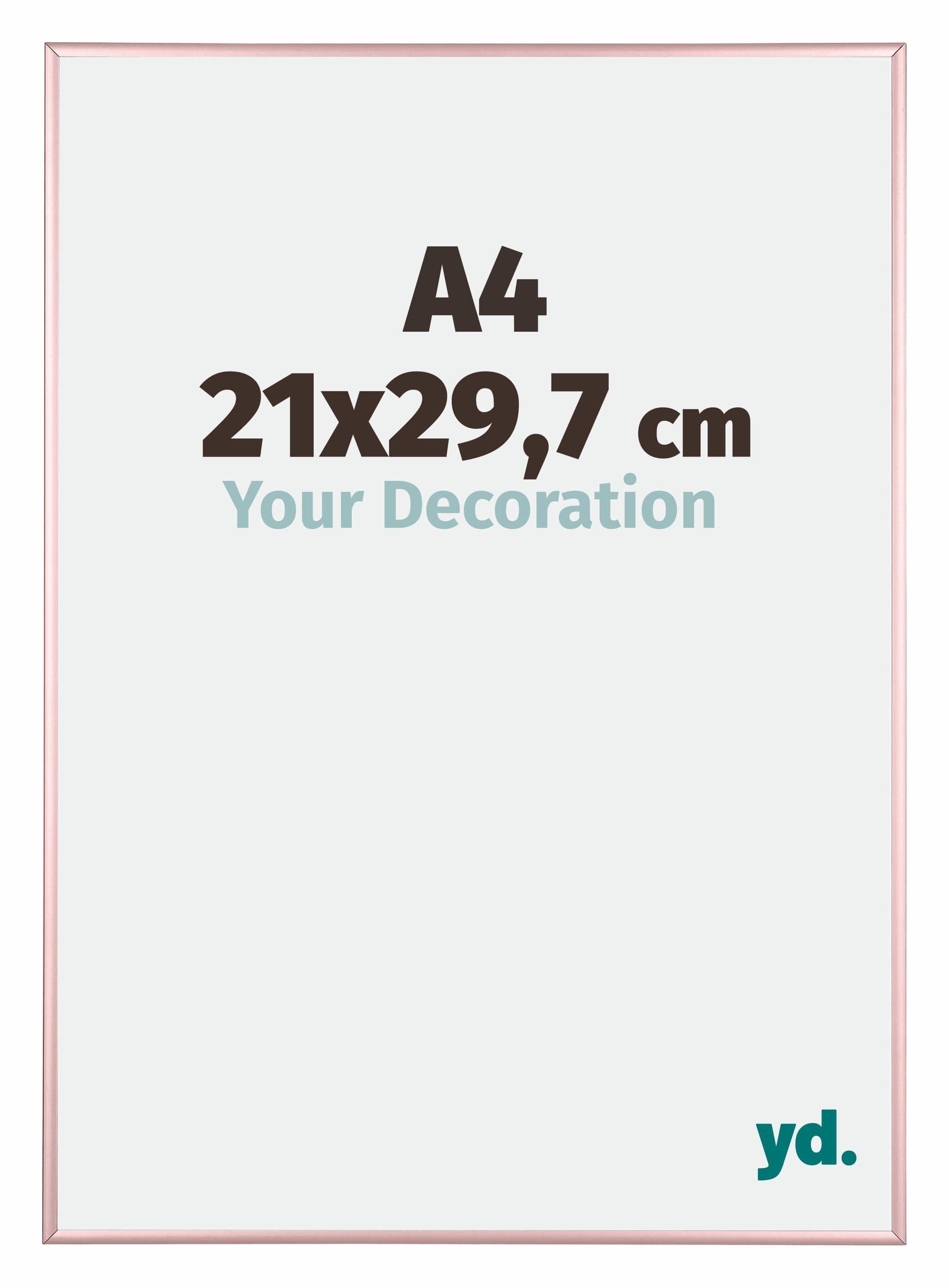 Kent Aluminium Photo Frame 21x29 7cm A4 Copper Front Size | Yourdecoration.com