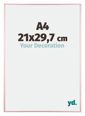 Kent Aluminium Photo Frame 21x29 7cm A4 Copper Front Size | Yourdecoration.com