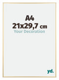 Kent Aluminium Photo Frame 21x29 7cm A4 Gold Front Size | Yourdecoration.com