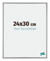 Kent Aluminium Photo Frame 24x30cm Platinum Front Size | Yourdecoration.com