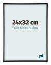 Kent Aluminium Photo Frame 24x32cm Black High Gloss Front Size | Yourdecoration.com
