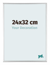 Kent Aluminium Photo Frame 24x32cm Silver High Gloss Front Size | Yourdecoration.com