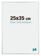 Kent Aluminium Photo Frame 25x35cm Silver High Gloss Front Size | Yourdecoration.com