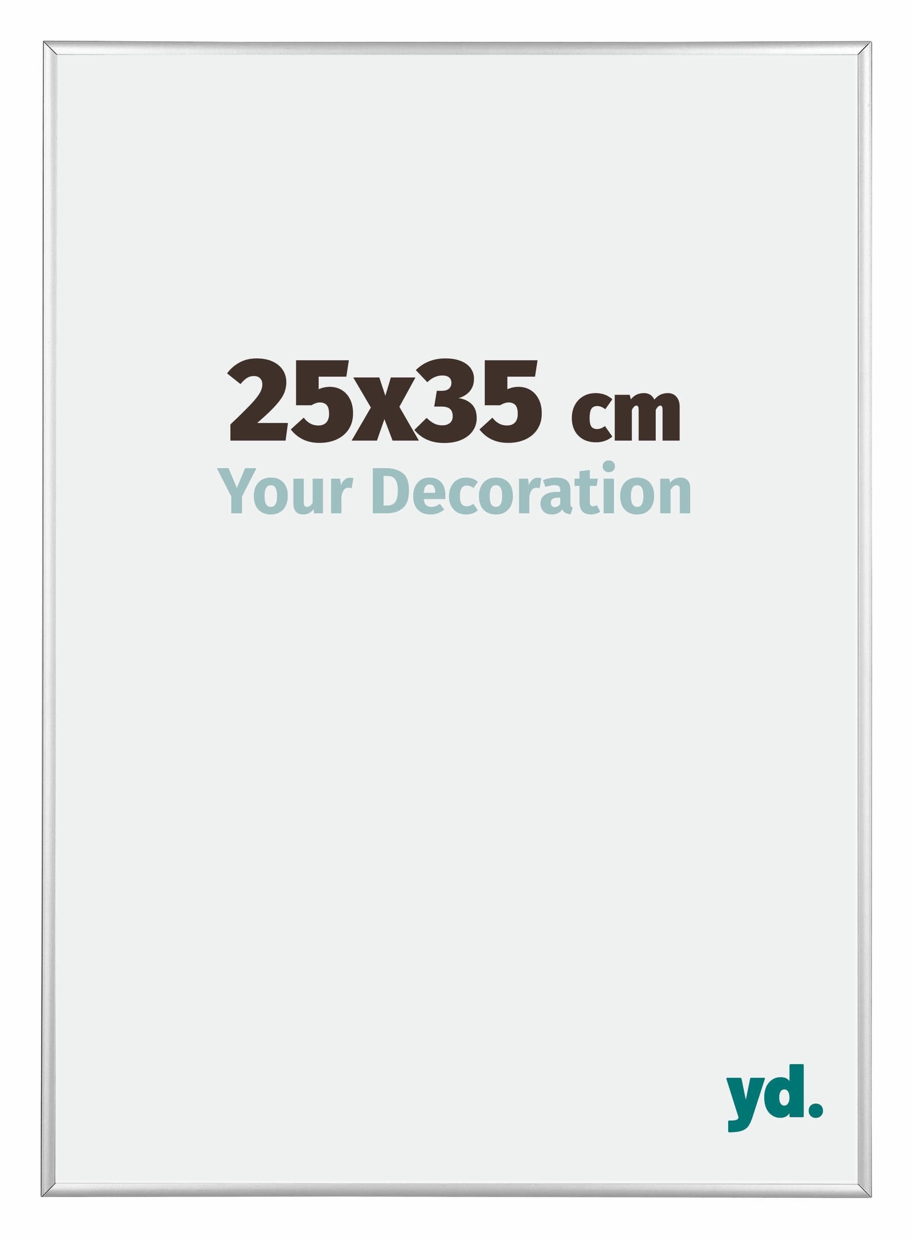 Kent Aluminium Photo Frame 25x35cm Silver High Gloss Front Size | Yourdecoration.com