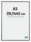 Kent Aluminium Photo Frame 29 7x42cm A3 Black High Gloss Front Size | Yourdecoration.com