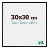 Kent Aluminium Photo Frame 30x30cm Black Matt Front Size | Yourdecoration.com