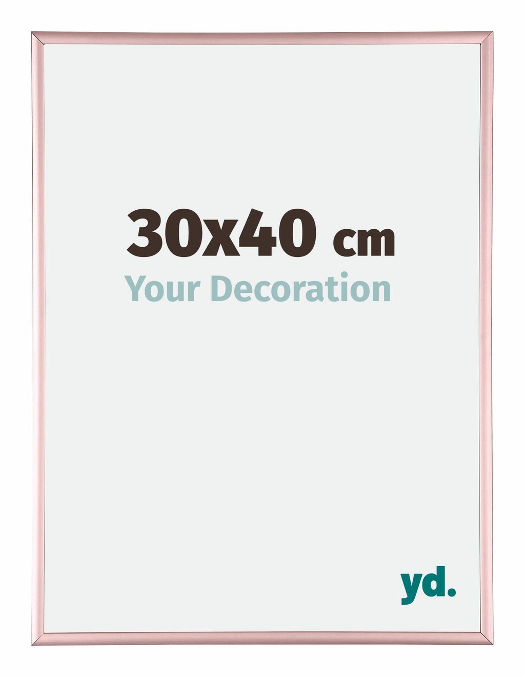 Kent Aluminium Photo Frame 30x40cm Copper Front Size | Yourdecoration.com