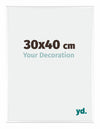 Kent Aluminium Photo Frame 30x40cm White High Gloss Front Size | Yourdecoration.com