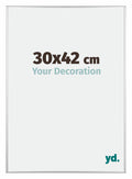 Kent Aluminium Photo Frame 30x42cm Silver High Gloss Front Size | Yourdecoration.com