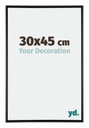 Kent Aluminium Photo Frame 30x45cm Black High Gloss Front Size | Yourdecoration.com